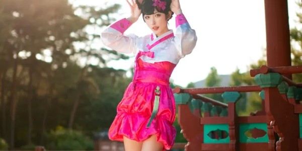 阿狸cos：这就是高丽风情九尾妖狐，你懂吗