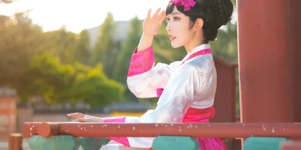 阿狸cos：这就是高丽风情九尾妖狐，你懂吗